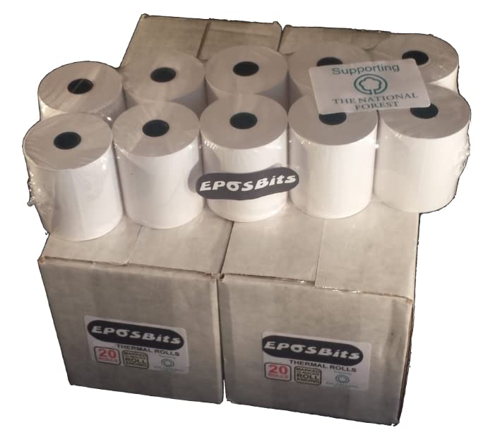 Elcom Euro 2100te rouleaux pour caisse enregistreuse lot de 40