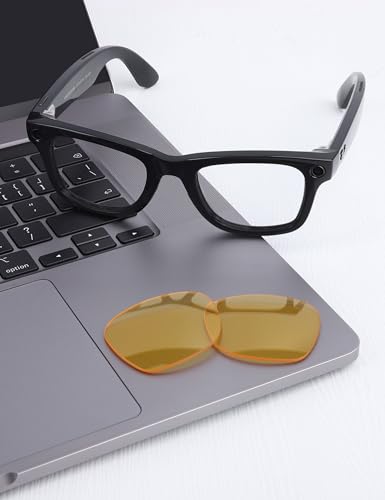 Image of Mryok Replacement Lenses Compatible with Ray-Ban Meta Wayfarer RW4006 50mm / Gen 2 RW4012 50mm Smart Glasses, HD Polarized