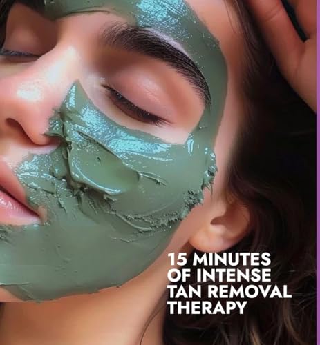 Image of Evermore Mexican Cactus De-Tan Face Mask for Glowing & Bright Skin | Kaolin Clay, Kojic Acid, Niacinamide | Removes Tan, Deep Cleanses Pores, Controls Oil, Hydrates & Soothes | For All Skin Types | Natural, Vegan | 100g (Pack of 1)