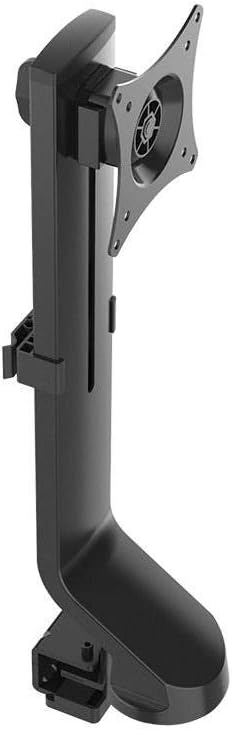 Monoprice Single Monitor Low Profile Flat-Clamp Mount - Fits Screens Up to 32 Inches, Fully Adjustable, with VESA 75x75 and 100x100, Holds Up to 17.6 Lbs Black - Workstream Collection