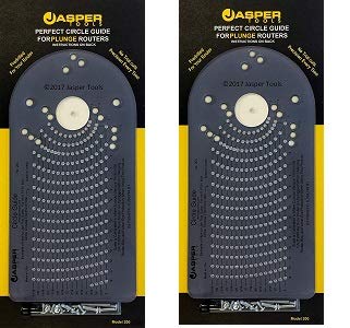 Jasper Jig Router Jasper 200J Model 200 Circle Cutting Jig for Plunge Router (2-(Pack ...