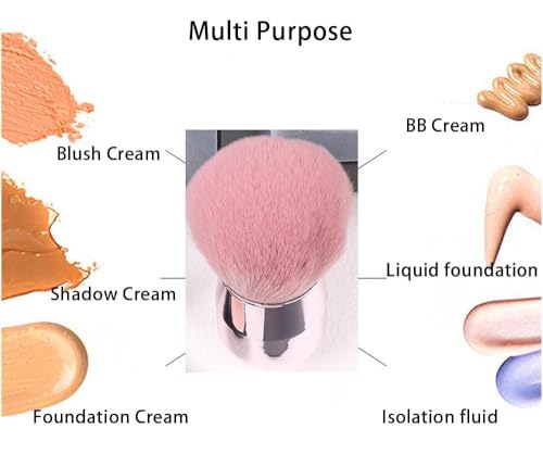 Image of Leticia Makeup Blush Brushes for Cheeks, Travel Size Face Powder Brush for Loose Powder, Fluffy Foundation Brush for Face, Kabuki Brush for Mineral Powder Contouring Cream or Liquid Cosmetics