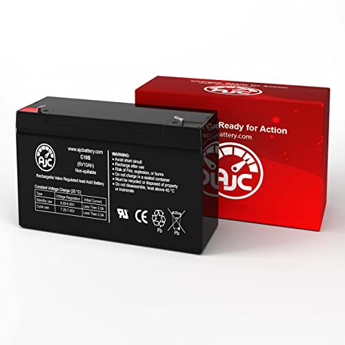 Batería AJC compatible Carpenter Watchman 6V 10Ah miniatura 2