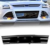 Partzer Front Bumper Grille Grill Cover Compatible with 2013-2016 Ford Escape, Fits CJ5417K945AAW / FO1036153