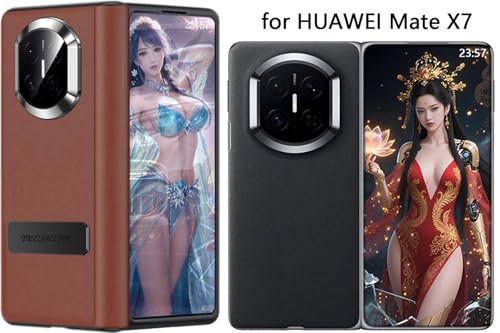 Coque Huawei Mate X7 rouge protégeant la charnière des chutes - 7