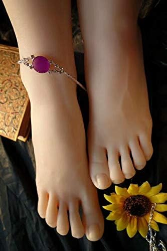 Miniatura 8 de 1 par de silicona de tamaño real maniquí femenino pierna exhibición de pie joyería sandalia zapato calcetín exhibición arte boceto pie alternativo