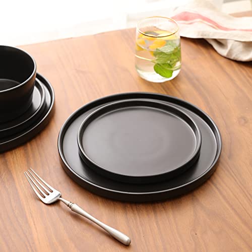 Stone-Lain-Celina-Stoneware-24-Piece-Round-Dinnerware-Set-Black