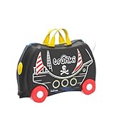 Trunki Trolley Kinderkoffer, Handgepäck für Kinder: Pedro Piratenschiff (Schwarz) - 4