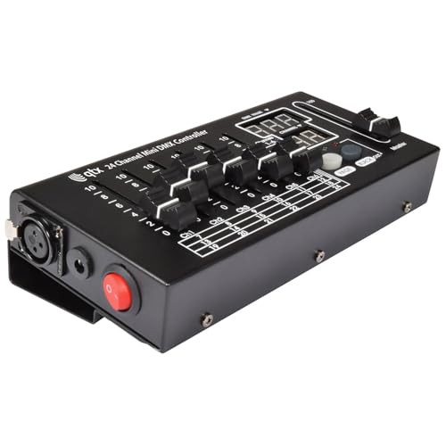 Controlador Mini DMX de 24 canales QTX para iluminar fiestas y eventos 4