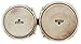 Latin Percussion M201-RW LP Matador Wood Bongos - Blaze Red/Gold Tone 8.625-inch