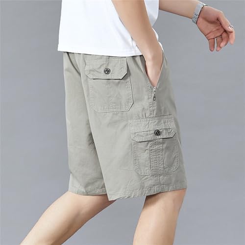 Pantalón corto cargo de algodón para hombre 4X-Large miniatura 6