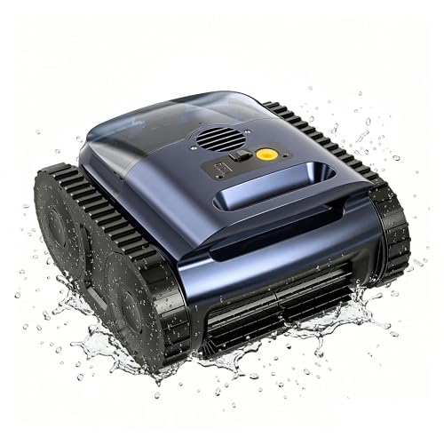 (2026 Upgrade) Cordless Robotic Pool Cleaner, Robotic Pool Vacuum for Inground Pools, Floor, Wall, Waterline and Drain Cleaning, 180 min Battery Life for Pool Up to 2150 Sq.ft