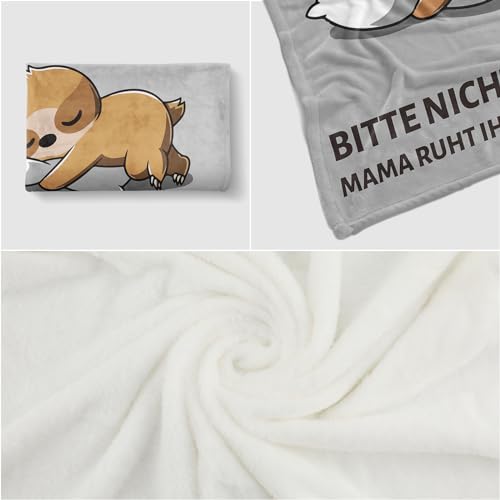 KAAYEE Mama Geschenk, Kuscheldecke Geschenke für Mama zum Geburtstag Valentinstag Muttertag, Geburtstagsgeschenk Ostergeschenke Muttertagsgeschenk für Mutter