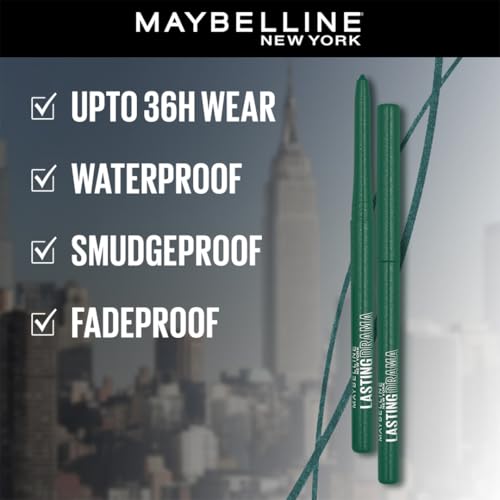 Image of Maybelline New York Colossal Lasting drama Kajal, 40 Green With Envy | 36H Wear, Waterproof, Smudge proof Kajal
