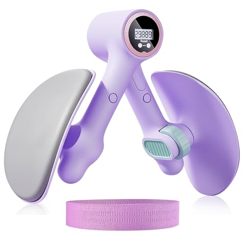 Hip Trainer Eserciziatore, Attrezzatura per il sollevamento delle cosce, Allenatore muscolare pelvico, Allenatore della coscia Eserciziatore per Pavimento Pelvico Allenamento dei Fianchi per Donna per