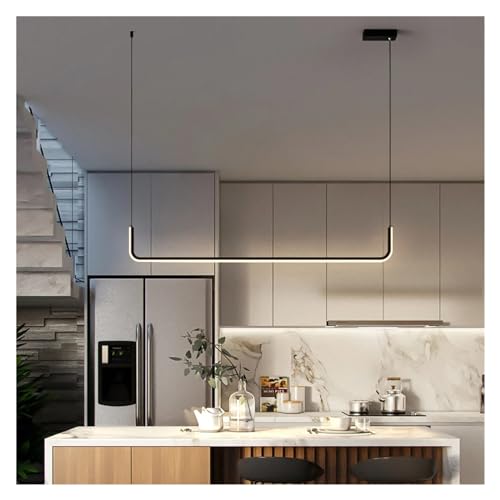Luminaire noir LED au style simple pour une décoration intérieur haut de gamme - 5