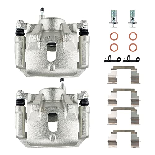 Image of PHILTOP Front Brake Caliper w /o Pads Compatible with 2003-2008 Corolla, 2003-2008 Matrix, 2003-2008 Vibe, OE# 19-B2698, 19-B2699, Replacement Disc Brake Caliper Assembly