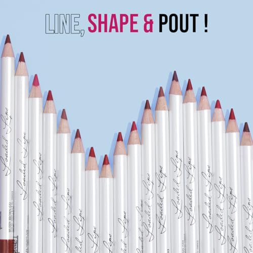 Image of Glam21 Loaded Lips Matte Lip Liner | Set Of 12 | Long-Lasting | Waterproof | Transfer-Proof Matte Finish | One-Stroke Color Application | Non-Drying, 1.1gm Each