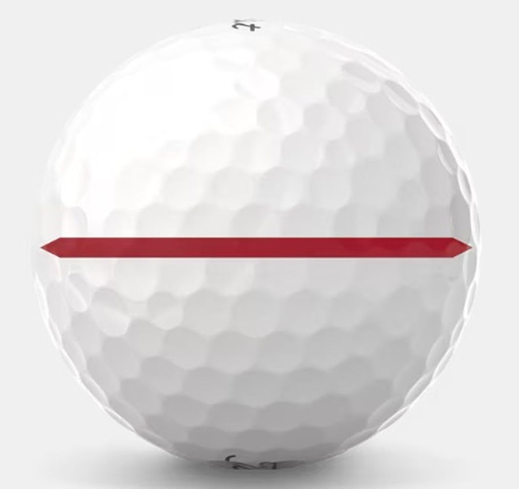 Titleist Pro V1x Performance Alignment Golf Balls 1-Dozen White/Red