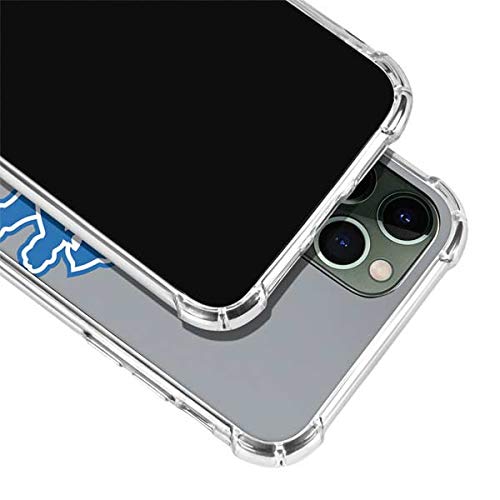 Skinit Clear Phone Case Compatible with iPhone 12 Pro Max - Officially Licensed NFL Detroit Lions Large Logo Design