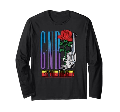 Official Guns N' Roses Use Your Illusion Hard Rock Band Long Sleeve T-Shirt