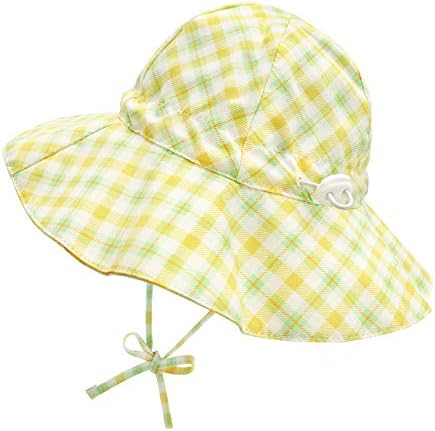 Kids Sun Hat Girls Sun Hat for Baby Girl Hats Baby Summer Hat Kids Bucket Hat Yellow Baby Boy Sun Hat Baby Boy Hats