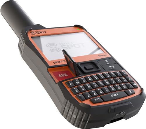 SPOT-X-2-Way-Satellite-Messenger-and-RAM-Suction-Mount-Bundle-Portable-Bluetooth-GPS-Communicator-for-Hiking-Camping-Backpacking-Outdoors-with-Signature-Series-Cloth-Subscription-Applicable