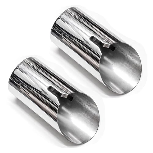 Embout silencieux d'échappement voiture pour BMW F30 F20 F31 F22, tube acier inox argent