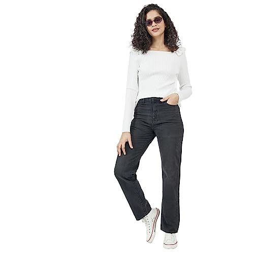 Image of Spykar Women's High Rise Wash Lycra Super Skinny Fit Jeans