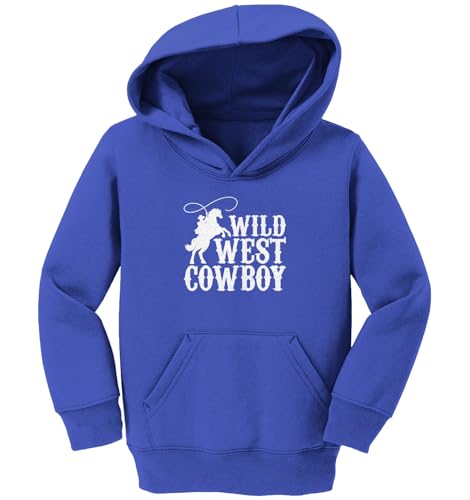 Tcombo Wild West Cowboy - Country Toddler/Youth Fleece Hoodie