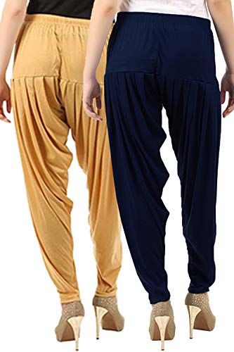 Image of Buy That Trendz Womens Patiala Pants Cotton Viscose Patiyala Salwar Harem Bottoms Pants