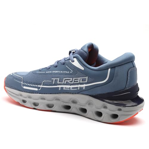 Image of Action | Athleo | TURBO-1106 | Men's | Lace-Up | Running | Shoes | Trendy | Lightweight | Comfortable | Durable | Sports | Shoes