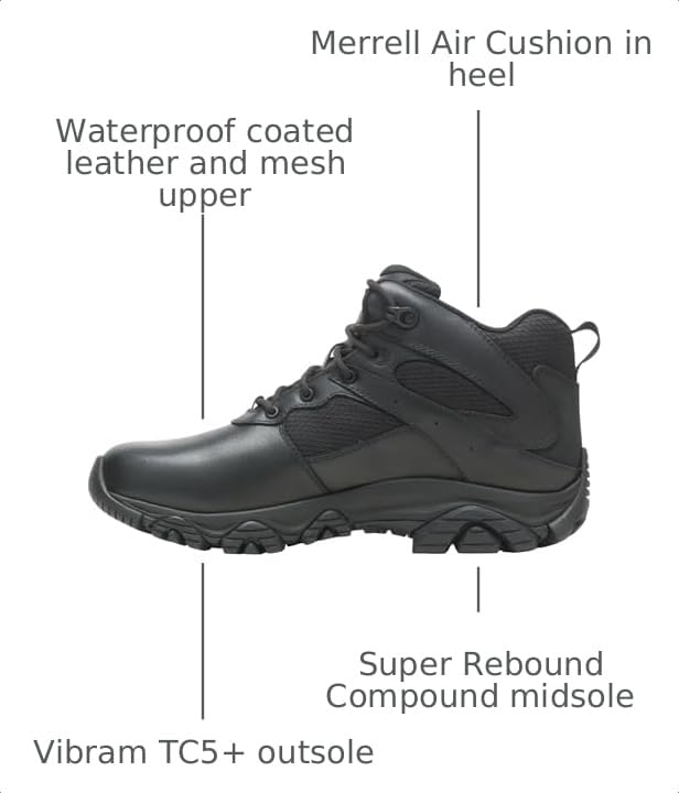 Image of Merrell Men's Moab 3 Response Tactical Mid Waterproof
