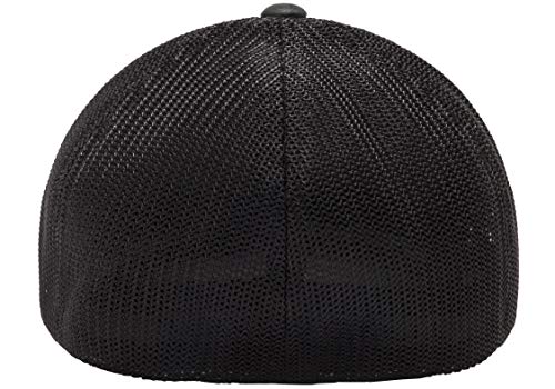 Casquette ajustee Flexfit bicolore maille extensible Multicam Noir