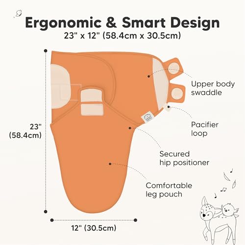 Image of 3-Pack Organic Baby Swaddle Sleep Sacks - Swaddles for Newborns, Infant 0-3 Months, Baby Girls, Boys, Soft & Snug Newborn Sleep Sack, Nursery Swaddling Blankets (Valiant, OS)