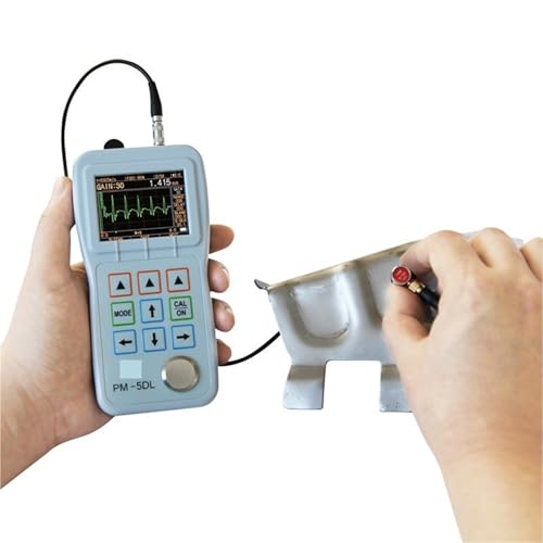 Paint Thickness Gauge, PM5DL Ultrasonic Thickness Gauge Provides High-Speed Measurements for On-site Inspection, Handheld Thickness Tester miniatura 4