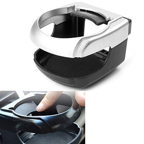 Portavasos de Clip Plateado para Carro miniatura 1
