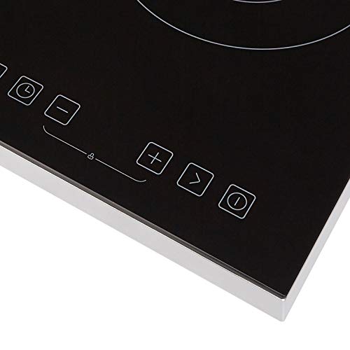 Amazon Basics Cuisinière double à induction avec écran...