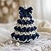 DIY Crochet Holiday Tree Set –Create a Handmade Holiday Ornament, Christmas Crochet Tree Kit, Kit Includes: Yarn, Crochet Hook, Pearls, Ribbon, and Detailed Pattern (Green)
