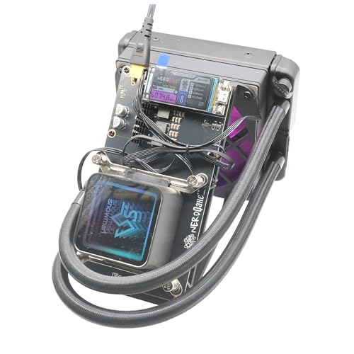 NerdQaxe++ Hydro Rev 6.1 - Minero Bitcoin 6TH/s 100W con WiFi 2.4G - 16.5 J/TH - Máquina Cripto Silenciosa Open-Source, Alta Eficiencia para Minería BTC NerdQaxe++ Hydro Rev 6.1 - Minero Bitcoin 6TH/s 100W con WiFi 2.4G - 16.5 J/TH - Máquina Cripto Silenciosa Open-Source, Alta Eficiencia para Minería BTC