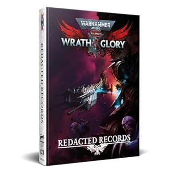 Hardcover Wh 40k RPG Wrath & Glory Redacted Record Book
