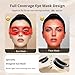 3 Modes Red Light Therapy for Eyes,Under-Eye Red Light Therapy mask Glasses & Light-Based Mask for Treatment of Periorbital Wrinkles,Relieving Eye Fatigue,LED Eye mask EY-20R