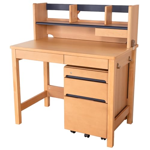 学習机 Amazon.co.jp: LOWYA ロウヤ 学習机 勉強机 幅100㎝ 棚 ラック