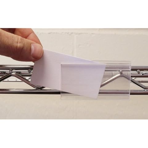 Wire Shelving Clip Holder Pk 12 43x75mm Cover