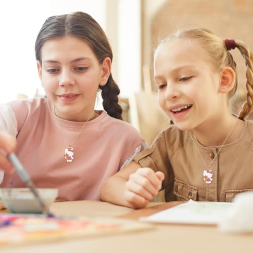 Friendship Necklaces for 2 Friends,Cute Pattern Necklaces,Birthday Christmas Stuff for Daughter Niece Granddaughter3