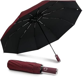 SKYTONE Umbrella, Strong Compact & Easy Auto Open/Close For Sun-Wind and Rain, Large Size Windproof Foldable For Men Women Kids Boys Girls - image, photos