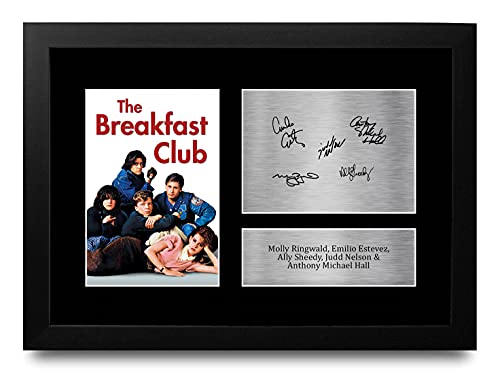 Autographe imprimé The Breakfast Club cadre A4 Molly Ringwald