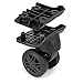 Zoofen Suitcase Wheels Swivel Casters Luggage Wheels Replacement with 4 Screw Holes (W044-B,2 pcs)