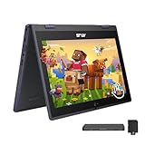 ASUS BR1102FGA 11.6' 2-in-1 Touchscreen Laptop, Intel Celeron N100, 4GB RAM, 1.12TB Storage(128GB SSD+1TB Docking Station Set), Intel UHD Graphics, WiFi 6, Webcam, Win11 Pro, Gray
