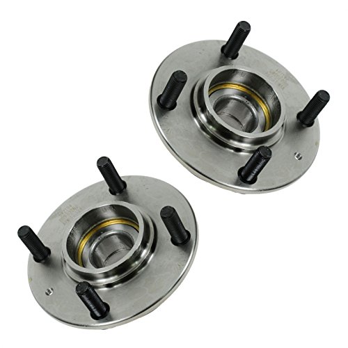 Image of TRQ Rear Wheel Bearing and Hub Assembly Set 2 Piece Compatible with 2001-2006 Hyundai Elantra 2005-2009 Kia Spectra Spectra5 Without ABS Models